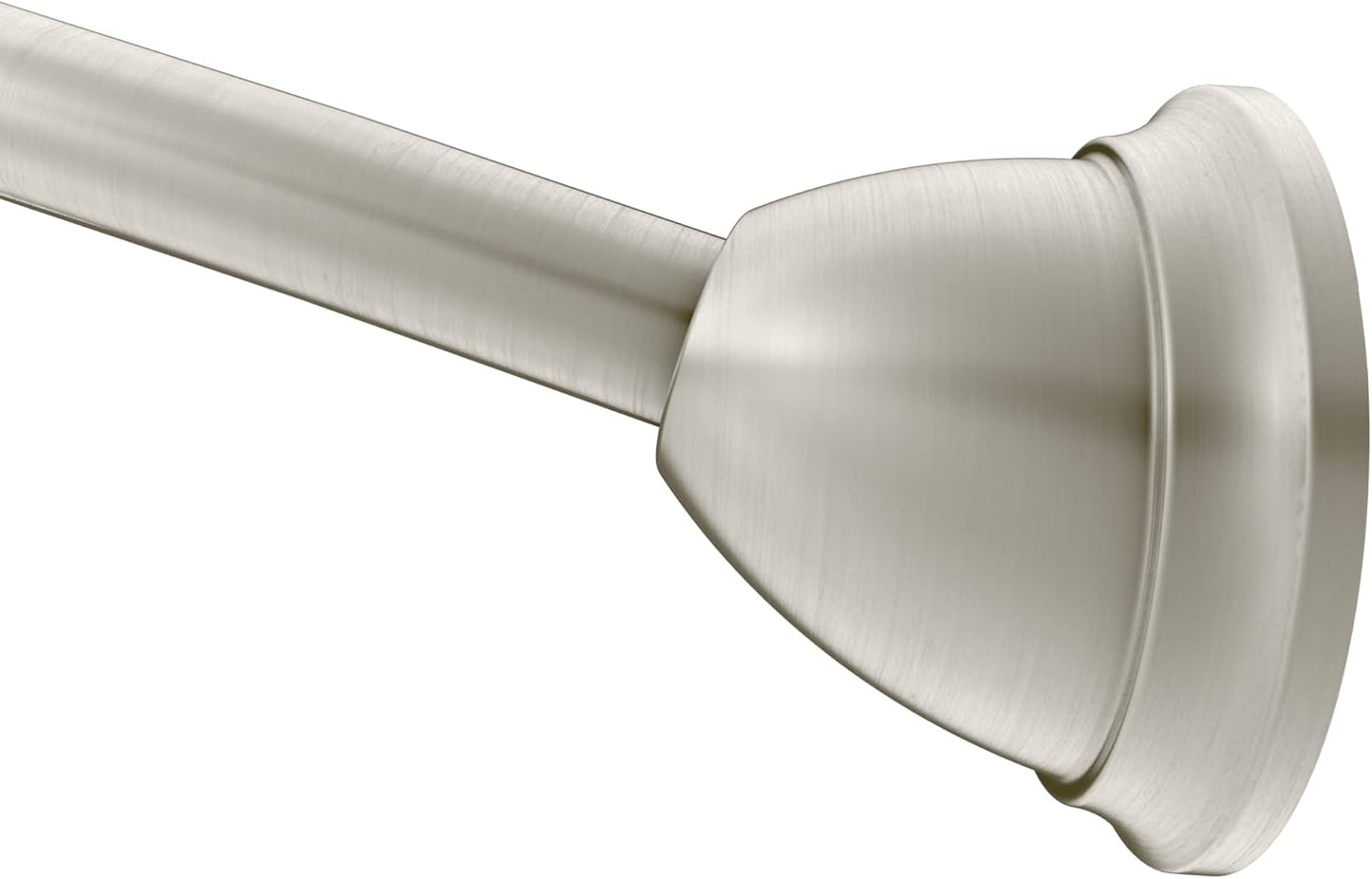 Moen MDN2170CH Magnetix 60-inch Curved Adjustable Single Shower Curtain Rod, Chrome