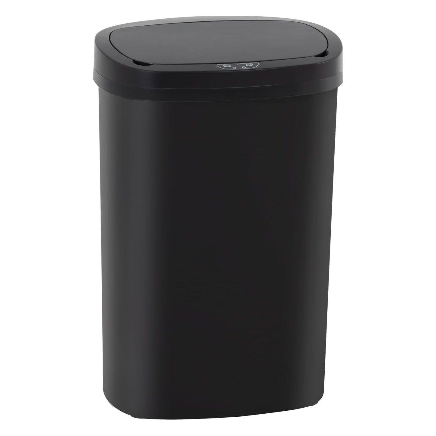 BestOffice | 13 Gallon Trash Can with Lid | Automatic Touchless Garbage Can | Odor Control | Modern Oval Design | Easy to Clean | Stainless Steel | Fits Any Kitchen, Bathroom, Office or Home
