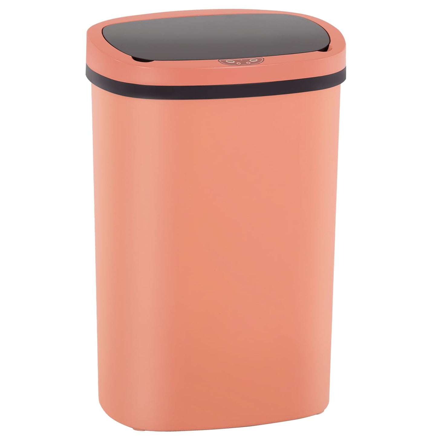 BestOffice | 13 Gallon Trash Can with Lid | Automatic Touchless Garbage Can | Odor Control | Modern Oval Design | Easy to Clean | Stainless Steel | Fits Any Kitchen, Bathroom, Office or Home