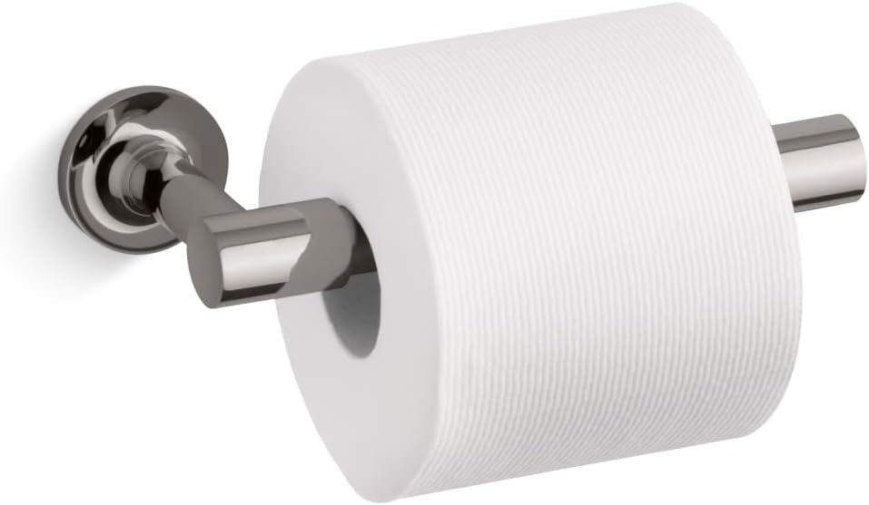 KOHLER 14377-2MB Purist® Pivoting Toilet Paper Holder, Vibrant Brushed Moderne Brass