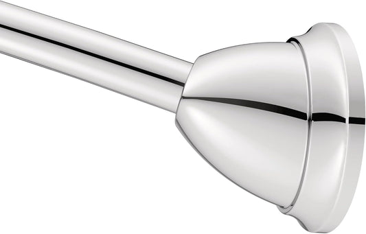 Moen MDN2170CH Magnetix 60-inch Curved Adjustable Single Shower Curtain Rod, Chrome