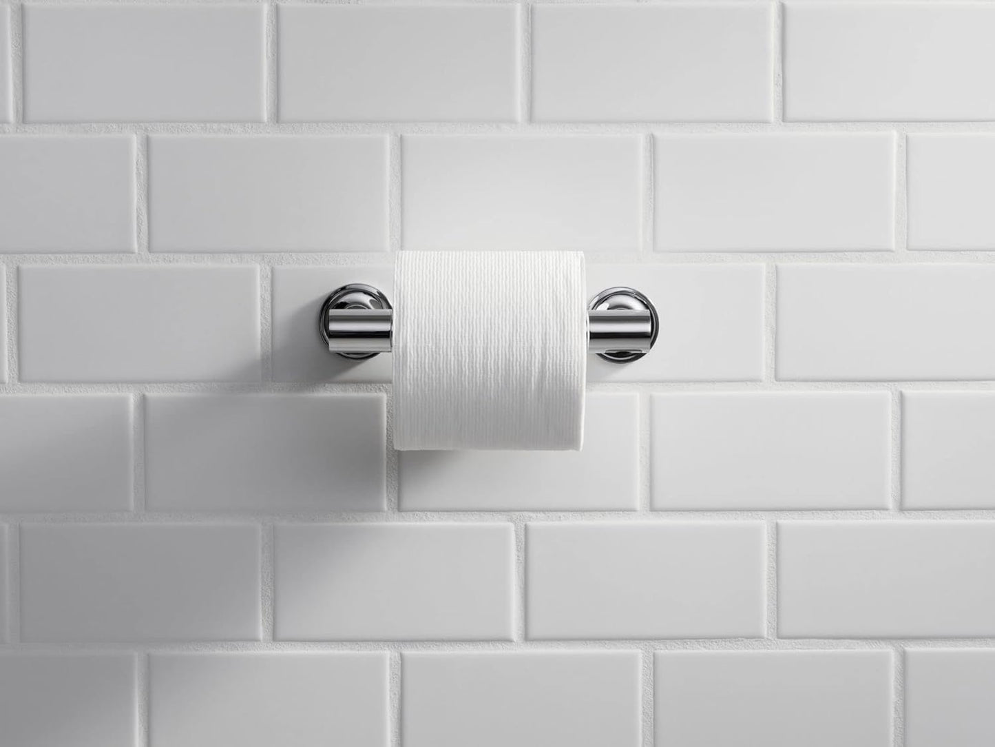 KOHLER 14377-2MB Purist® Pivoting Toilet Paper Holder, Vibrant Brushed Moderne Brass